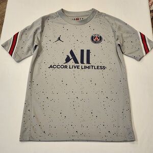 Jordan Paris Saint- Germain Kids Gray Speckled Jersey
